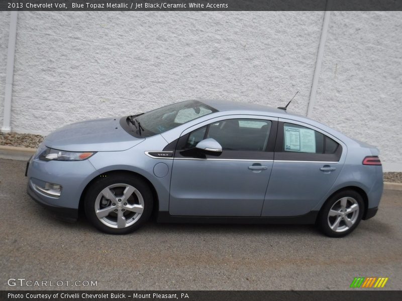 Blue Topaz Metallic / Jet Black/Ceramic White Accents 2013 Chevrolet Volt