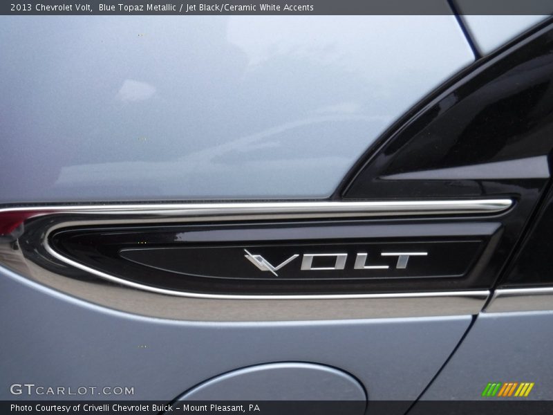 Blue Topaz Metallic / Jet Black/Ceramic White Accents 2013 Chevrolet Volt