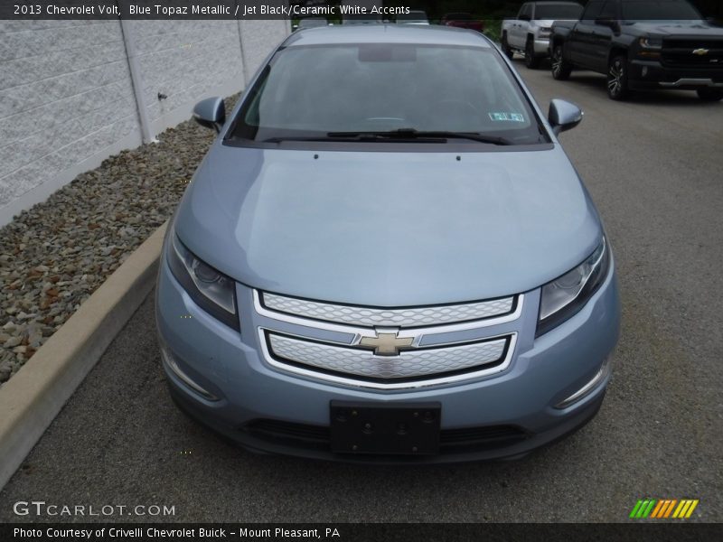 Blue Topaz Metallic / Jet Black/Ceramic White Accents 2013 Chevrolet Volt