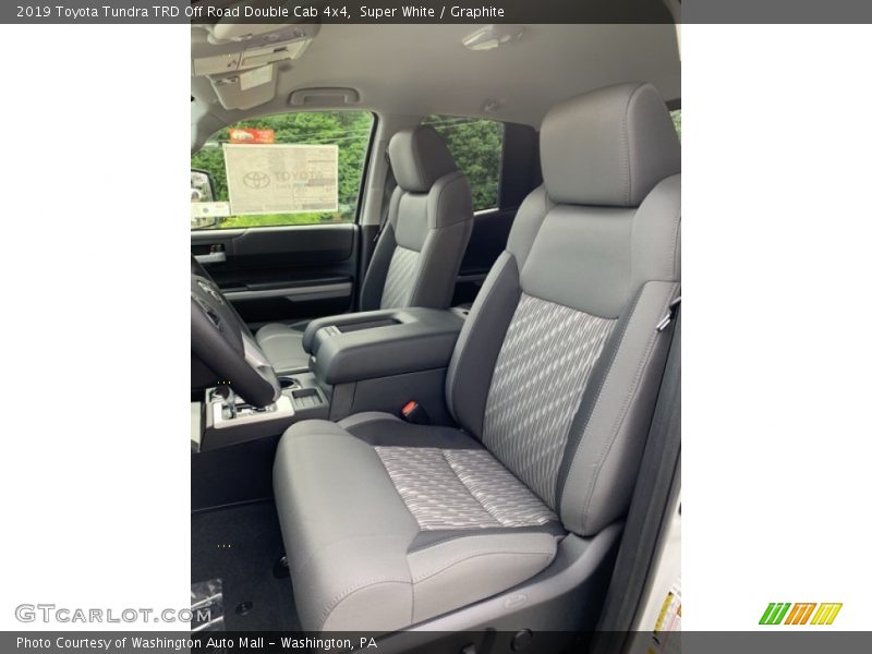 Front Seat of 2019 Tundra TRD Off Road Double Cab 4x4