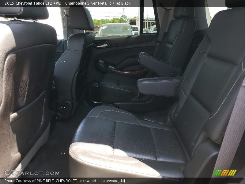 Champagne Silver Metallic / Jet Black 2015 Chevrolet Tahoe LTZ 4WD