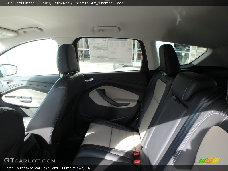 Ruby Red / Chromite Gray/Charcoal Black 2019 Ford Escape SEL 4WD