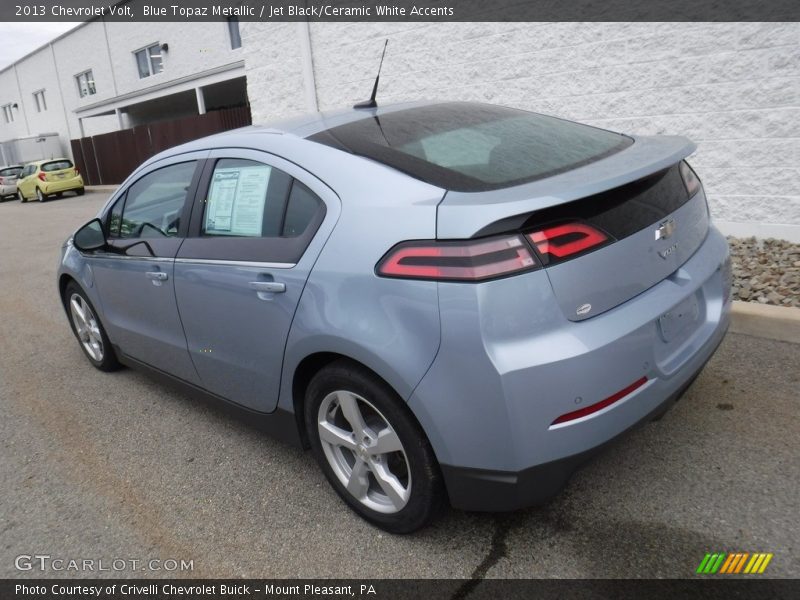 Blue Topaz Metallic / Jet Black/Ceramic White Accents 2013 Chevrolet Volt