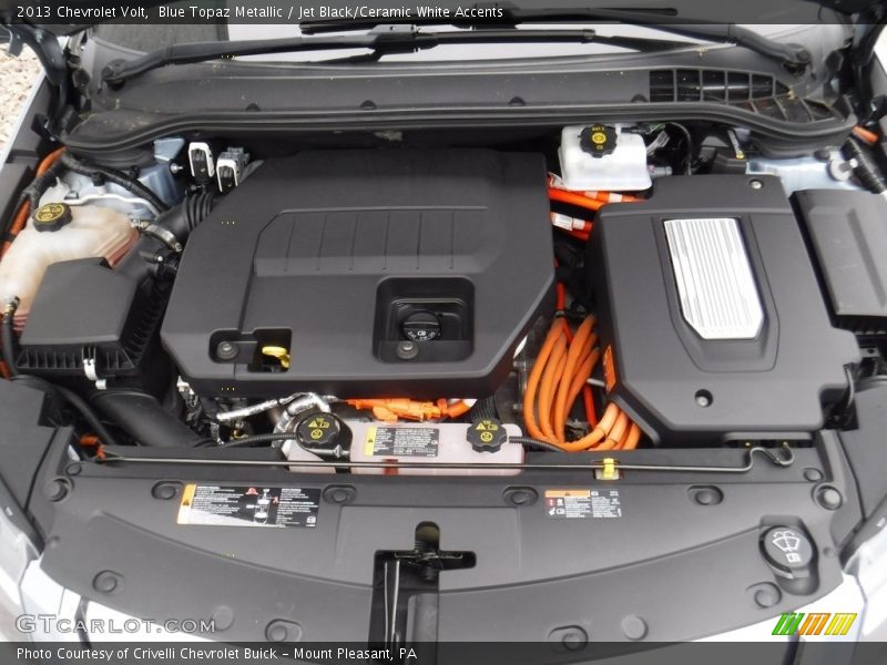 Blue Topaz Metallic / Jet Black/Ceramic White Accents 2013 Chevrolet Volt