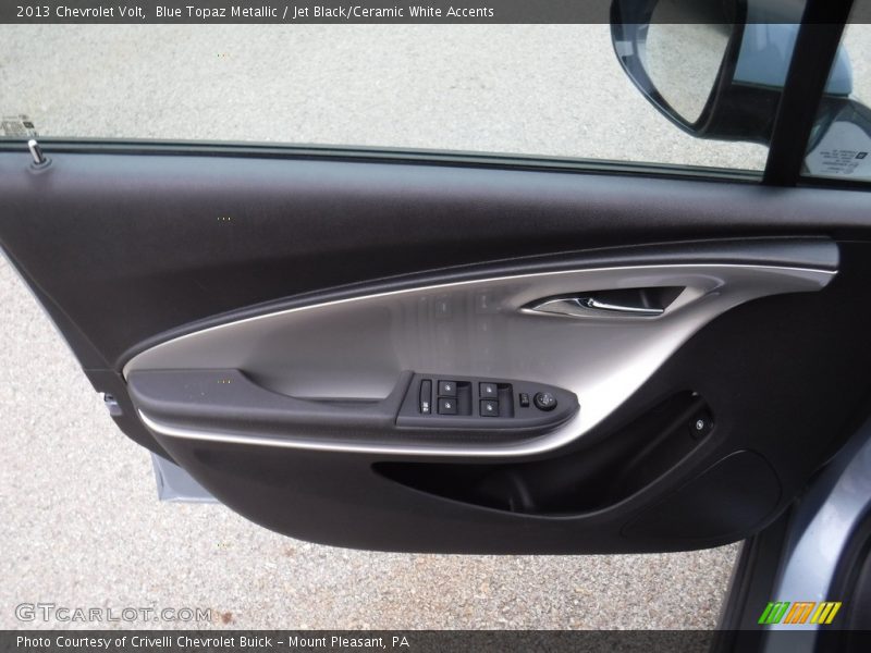 Blue Topaz Metallic / Jet Black/Ceramic White Accents 2013 Chevrolet Volt