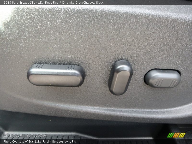 Ruby Red / Chromite Gray/Charcoal Black 2019 Ford Escape SEL 4WD