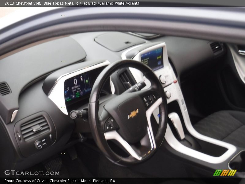 Blue Topaz Metallic / Jet Black/Ceramic White Accents 2013 Chevrolet Volt