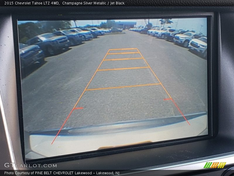 Champagne Silver Metallic / Jet Black 2015 Chevrolet Tahoe LTZ 4WD
