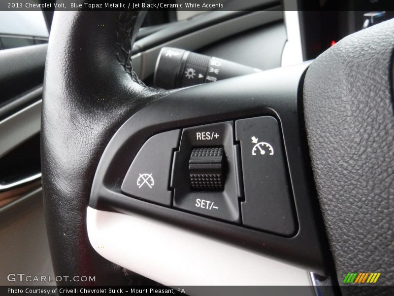 Blue Topaz Metallic / Jet Black/Ceramic White Accents 2013 Chevrolet Volt