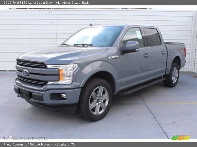 Abyss Gray / Black 2019 Ford F150 Lariat SuperCrew 4x4