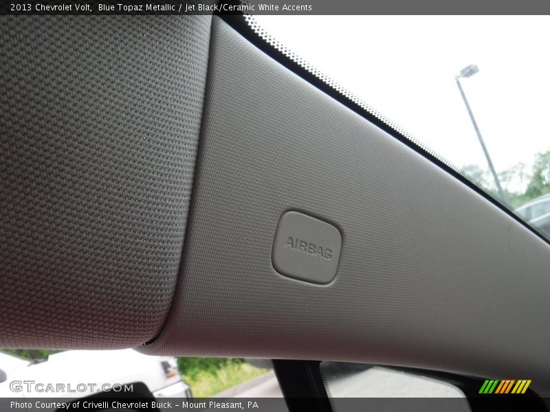Blue Topaz Metallic / Jet Black/Ceramic White Accents 2013 Chevrolet Volt