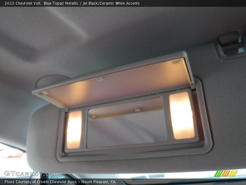 Blue Topaz Metallic / Jet Black/Ceramic White Accents 2013 Chevrolet Volt