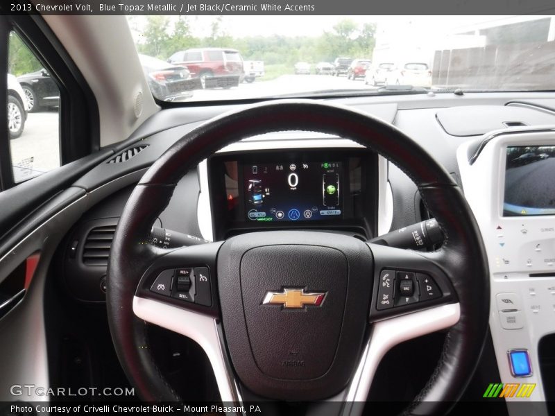 Blue Topaz Metallic / Jet Black/Ceramic White Accents 2013 Chevrolet Volt