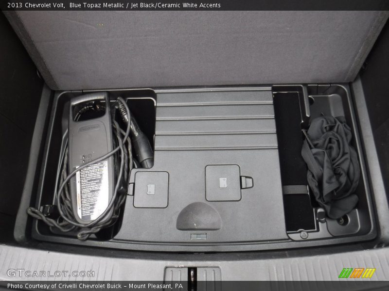 Blue Topaz Metallic / Jet Black/Ceramic White Accents 2013 Chevrolet Volt