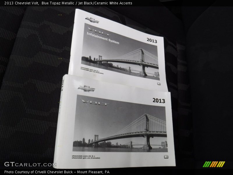 Blue Topaz Metallic / Jet Black/Ceramic White Accents 2013 Chevrolet Volt