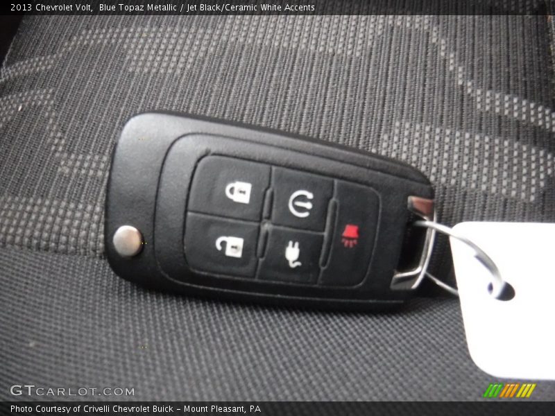 Blue Topaz Metallic / Jet Black/Ceramic White Accents 2013 Chevrolet Volt