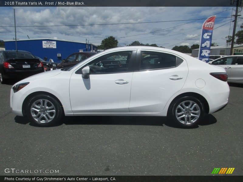 Frost / Mid-Blue Black 2018 Toyota Yaris iA