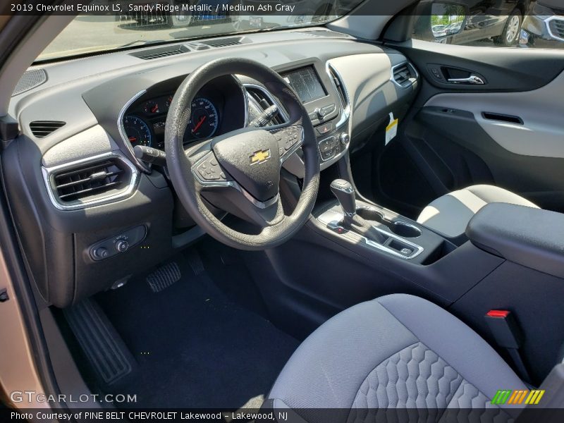 Sandy Ridge Metallic / Medium Ash Gray 2019 Chevrolet Equinox LS