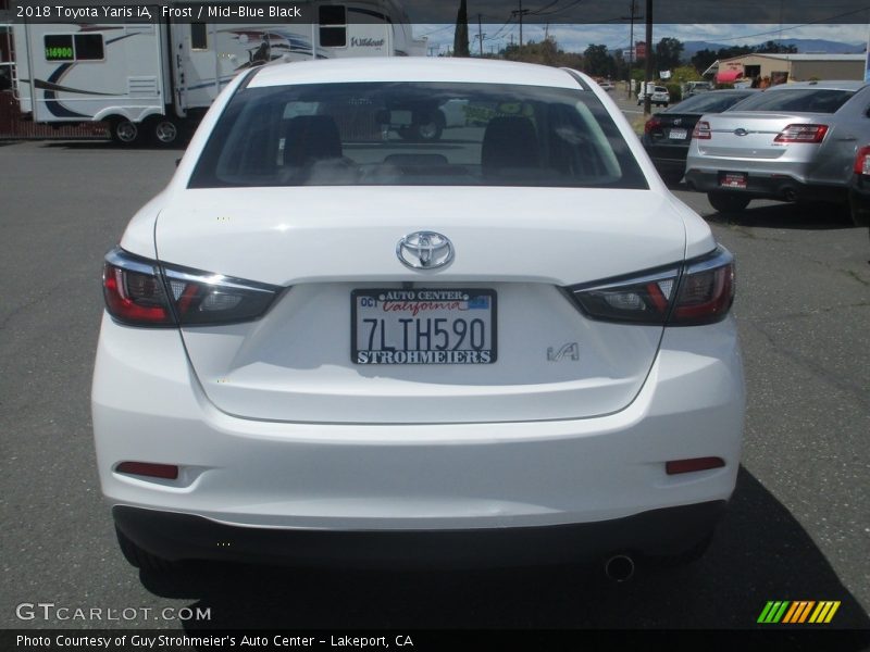 Frost / Mid-Blue Black 2018 Toyota Yaris iA
