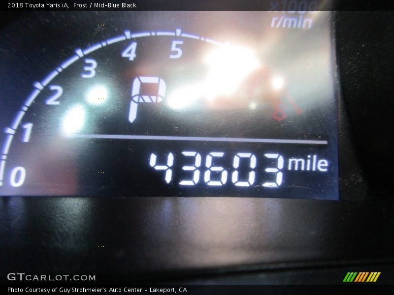 Frost / Mid-Blue Black 2018 Toyota Yaris iA