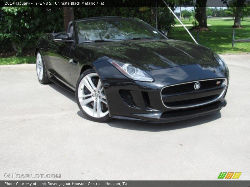 Ultimate Black Metallic / Jet 2014 Jaguar F-TYPE V8 S