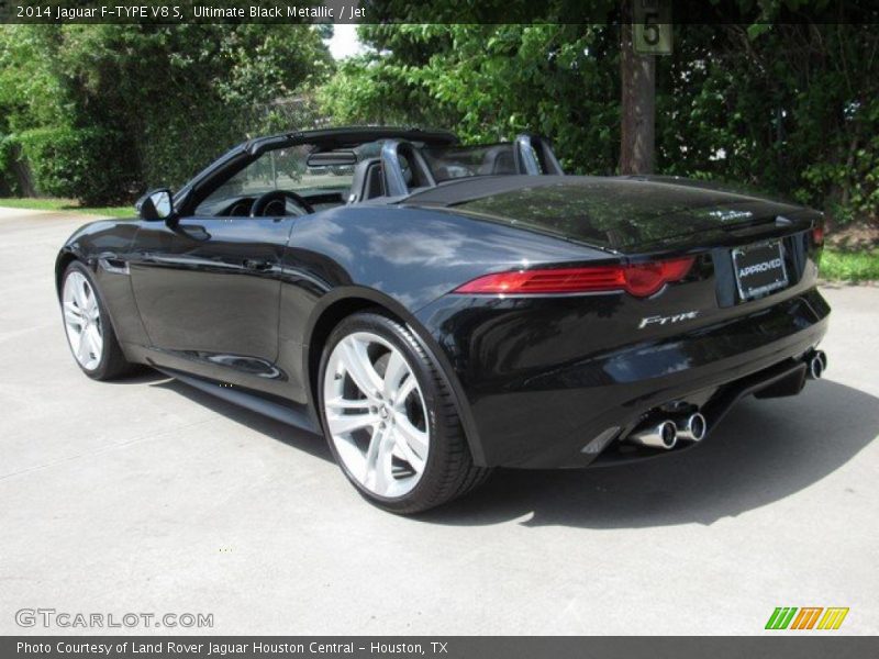 Ultimate Black Metallic / Jet 2014 Jaguar F-TYPE V8 S