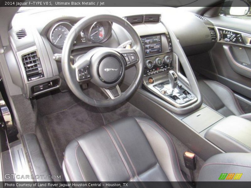 Ultimate Black Metallic / Jet 2014 Jaguar F-TYPE V8 S