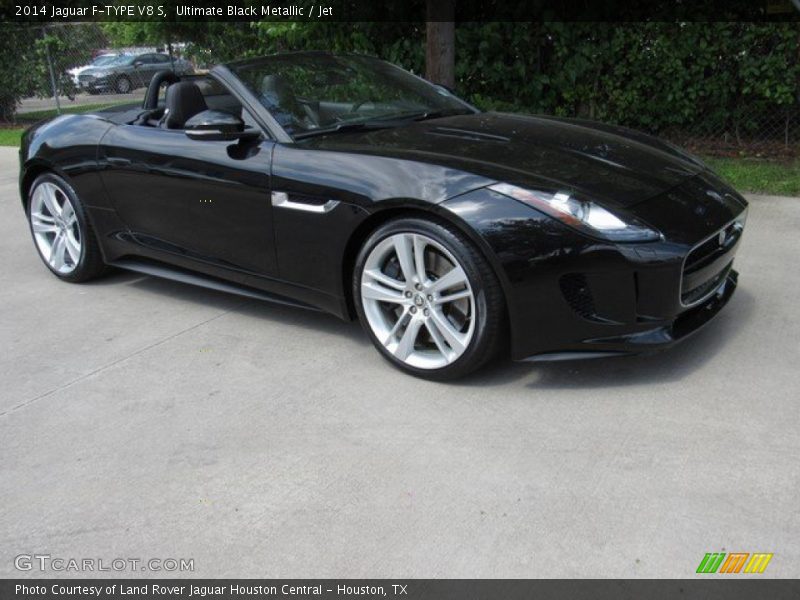 Ultimate Black Metallic / Jet 2014 Jaguar F-TYPE V8 S
