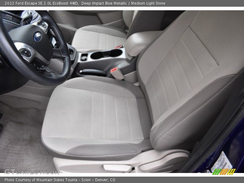 Deep Impact Blue Metallic / Medium Light Stone 2013 Ford Escape SE 2.0L EcoBoost 4WD