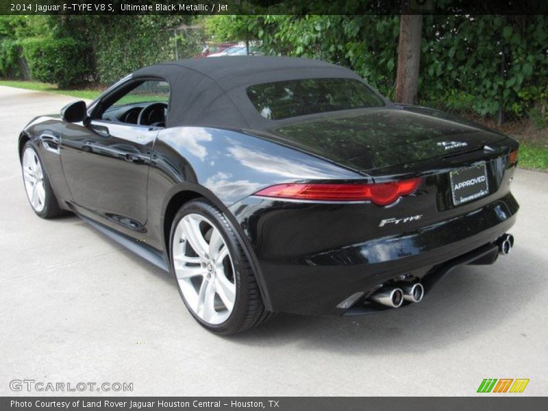 Ultimate Black Metallic / Jet 2014 Jaguar F-TYPE V8 S