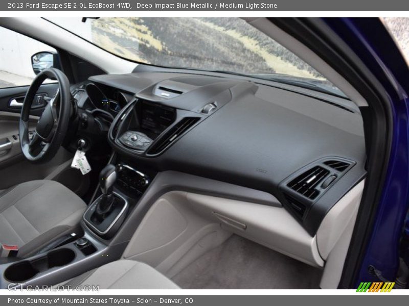 Deep Impact Blue Metallic / Medium Light Stone 2013 Ford Escape SE 2.0L EcoBoost 4WD
