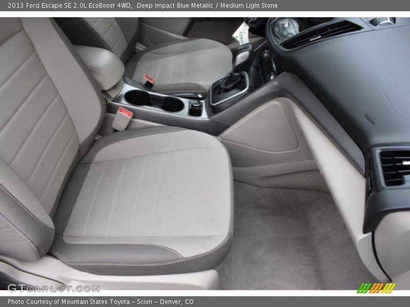 Deep Impact Blue Metallic / Medium Light Stone 2013 Ford Escape SE 2.0L EcoBoost 4WD