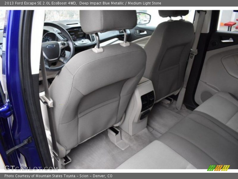 Deep Impact Blue Metallic / Medium Light Stone 2013 Ford Escape SE 2.0L EcoBoost 4WD