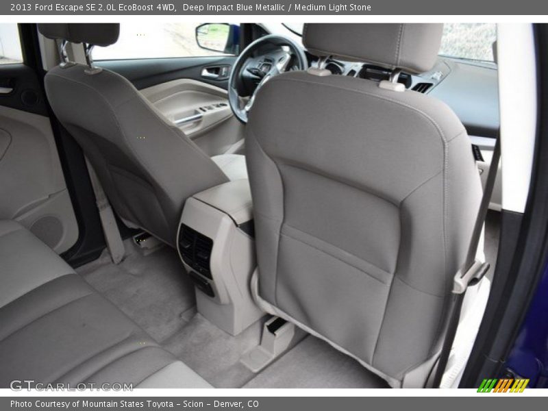 Deep Impact Blue Metallic / Medium Light Stone 2013 Ford Escape SE 2.0L EcoBoost 4WD