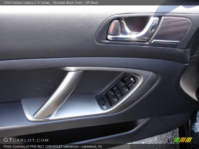 Obsidian Black Pearl / Off Black 2009 Subaru Legacy 2.5i Sedan