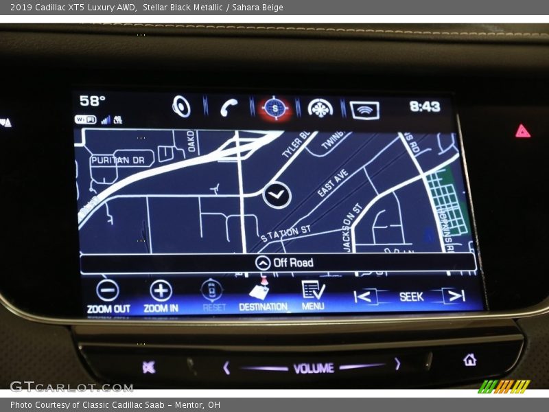 Navigation of 2019 XT5 Luxury AWD