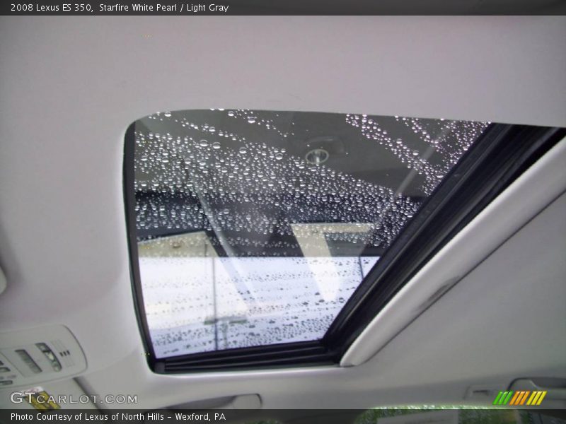 Starfire White Pearl / Light Gray 2008 Lexus ES 350