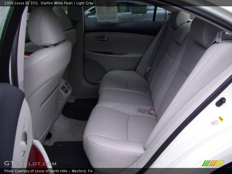 Starfire White Pearl / Light Gray 2008 Lexus ES 350