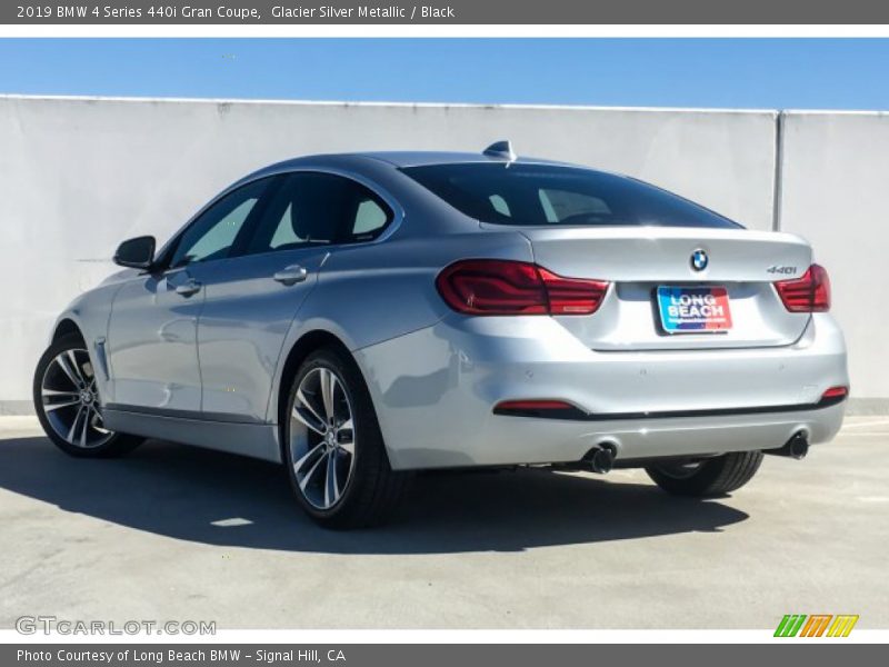 Glacier Silver Metallic / Black 2019 BMW 4 Series 440i Gran Coupe