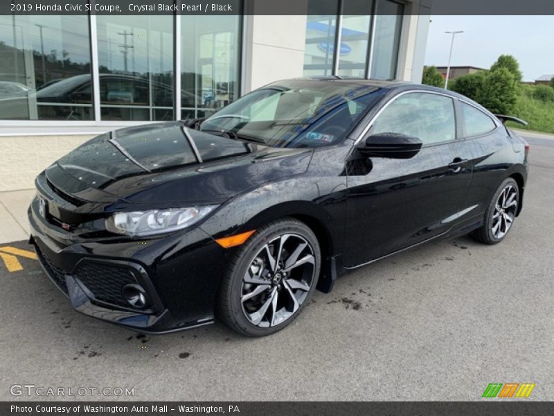 Crystal Black Pearl / Black 2019 Honda Civic Si Coupe