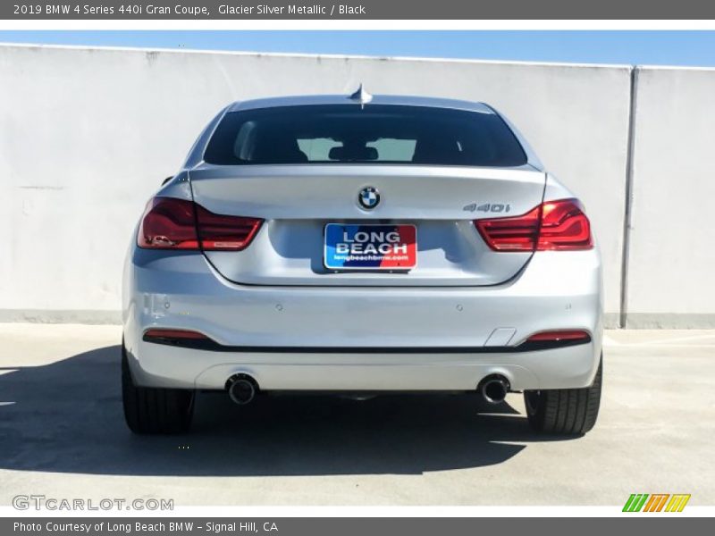 Glacier Silver Metallic / Black 2019 BMW 4 Series 440i Gran Coupe