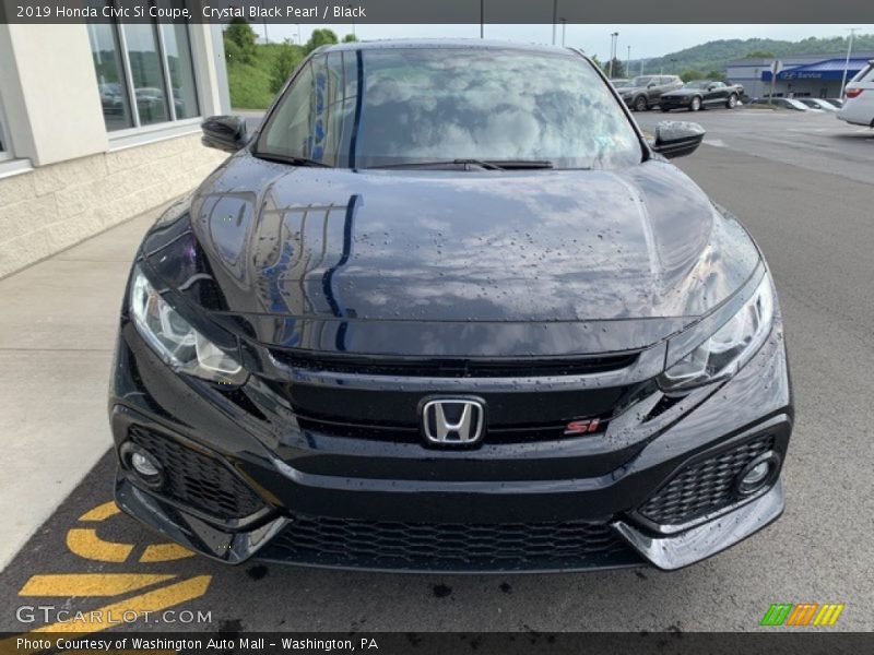 Crystal Black Pearl / Black 2019 Honda Civic Si Coupe