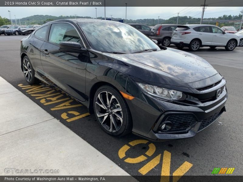 Crystal Black Pearl / Black 2019 Honda Civic Si Coupe