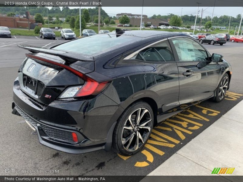 Crystal Black Pearl / Black 2019 Honda Civic Si Coupe