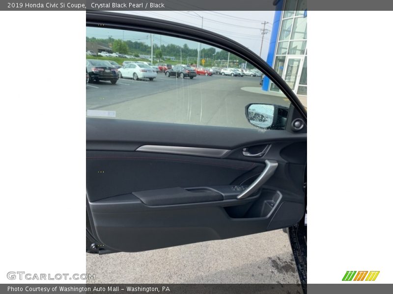 Crystal Black Pearl / Black 2019 Honda Civic Si Coupe