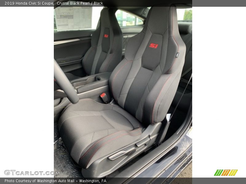 Crystal Black Pearl / Black 2019 Honda Civic Si Coupe