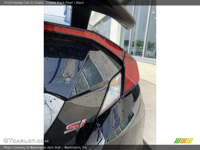 Crystal Black Pearl / Black 2019 Honda Civic Si Coupe