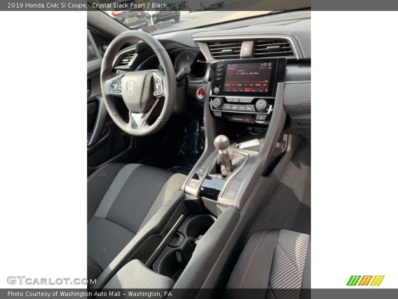 Crystal Black Pearl / Black 2019 Honda Civic Si Coupe