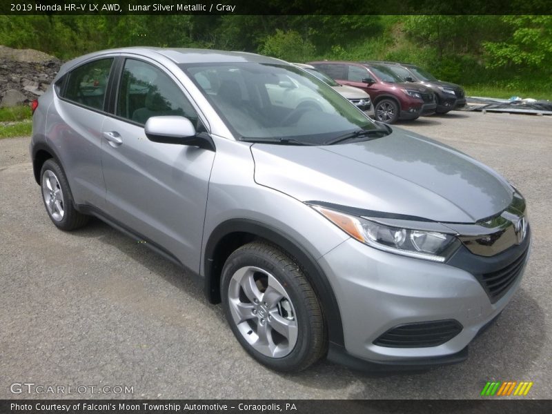 Lunar Silver Metallic / Gray 2019 Honda HR-V LX AWD