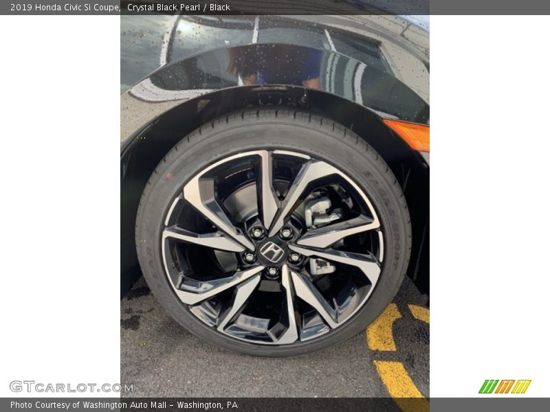 Crystal Black Pearl / Black 2019 Honda Civic Si Coupe